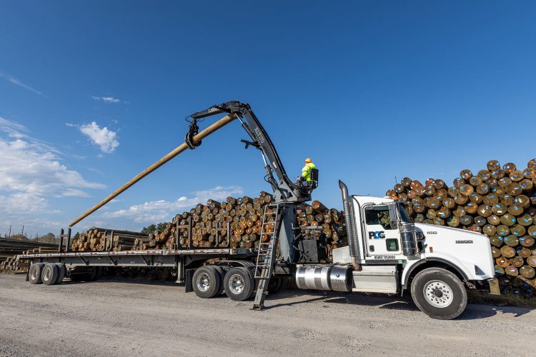 Utility Pole Storage & Delivery